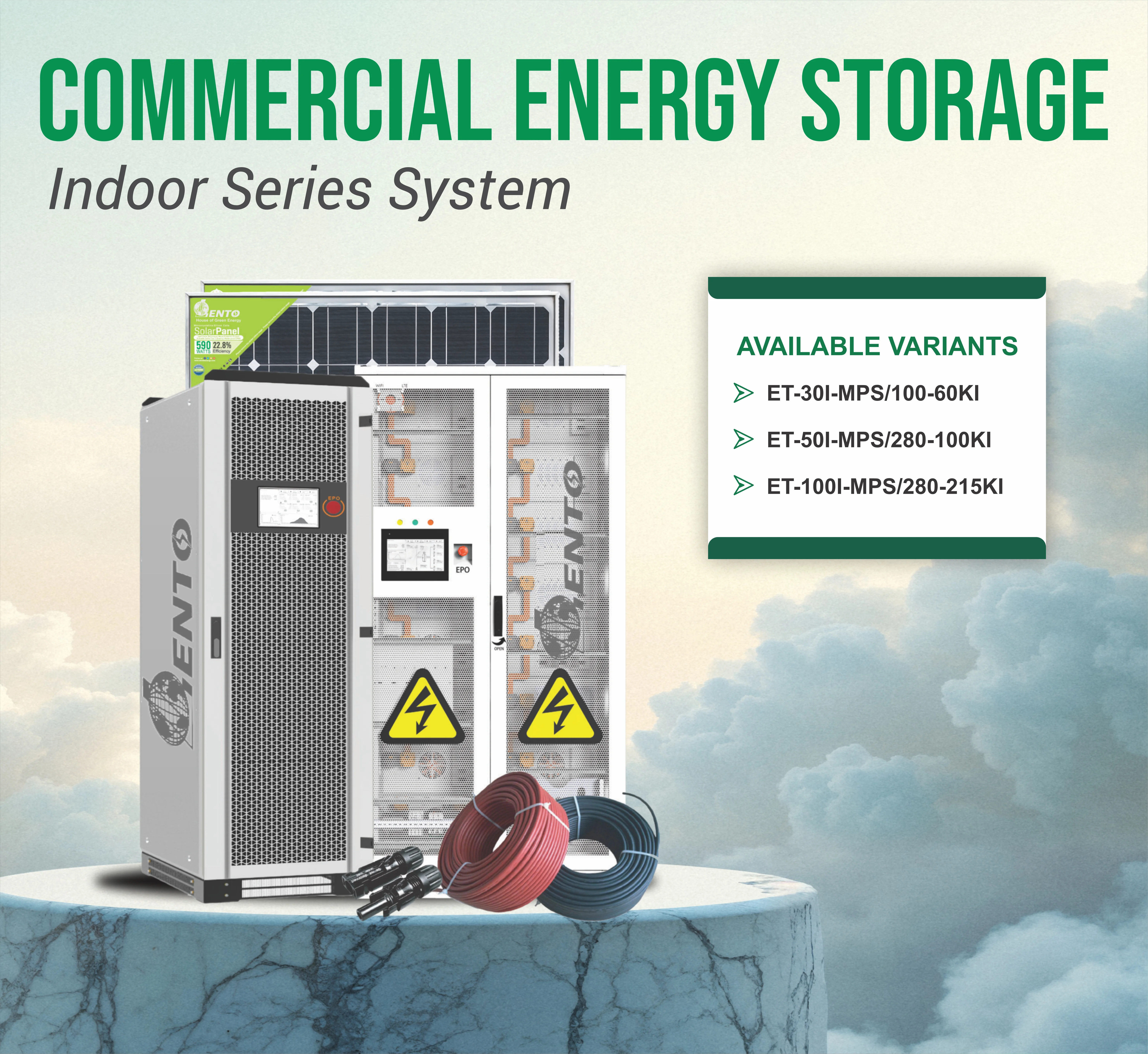 Comercial energy storage system indoor series