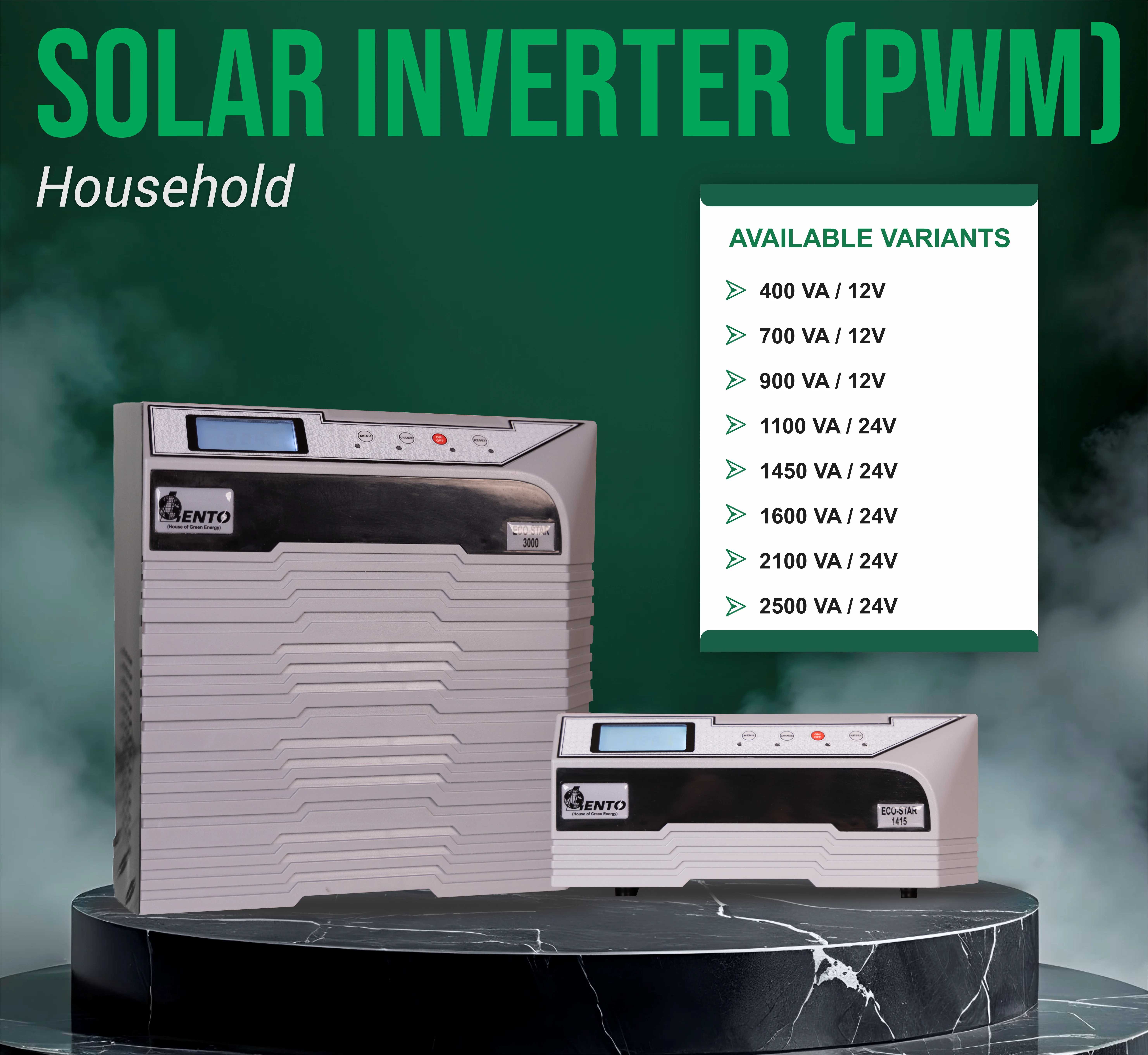 Hybrid Solar Inverter (OffGrid-PWM)- Household
