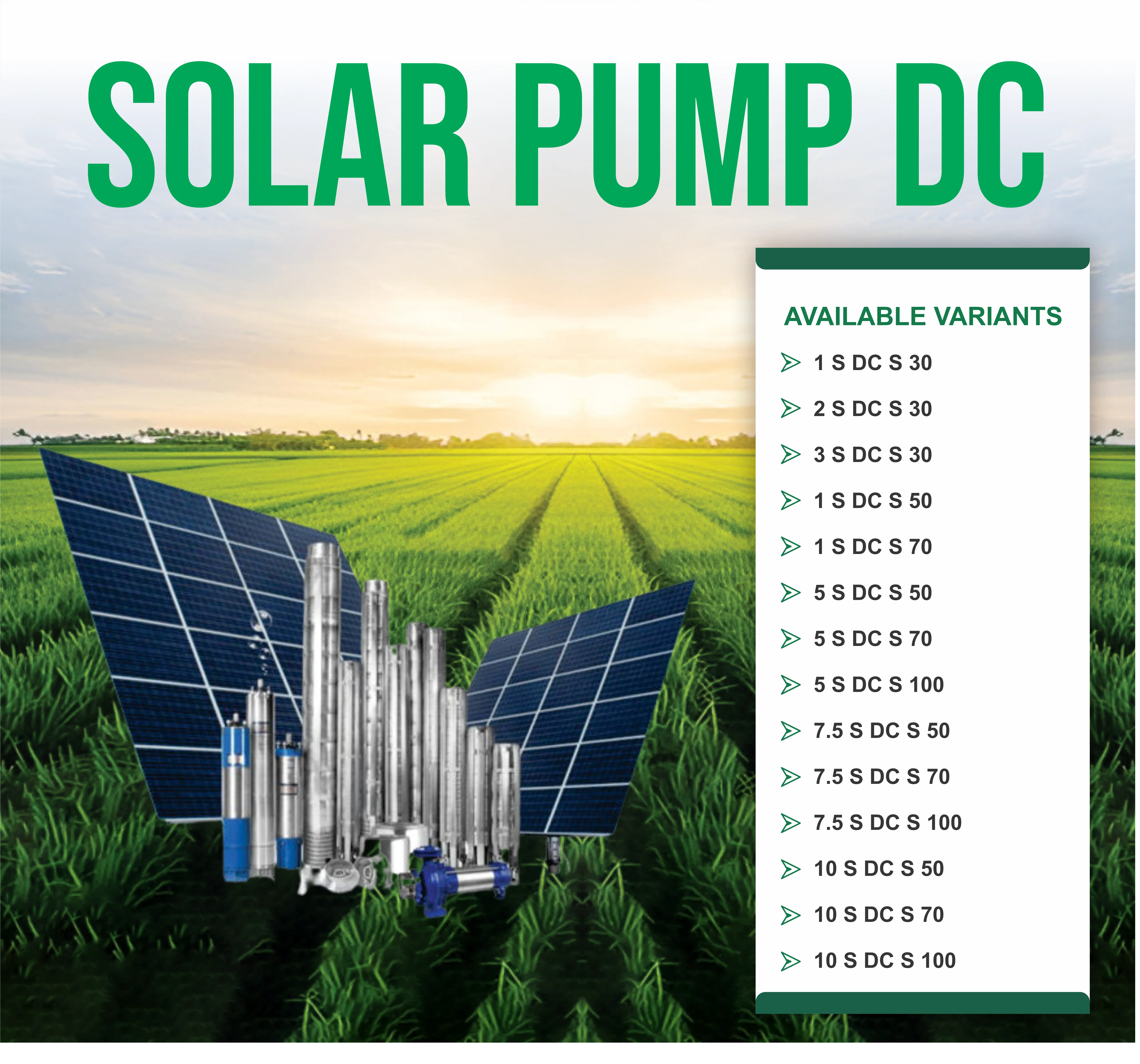 Solar Pump DC Manufacturer and Supplier of High-Efficiency Solar Water ...